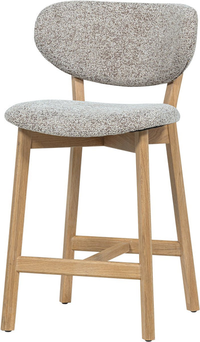 Woood Udar Barstuhl mit Holzgestell – Holz – Natur – 94 x 51 x 58