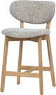 Woood Udar Barstuhl mit Holzgestell – Holz – Natur – 94 x 51 x 58