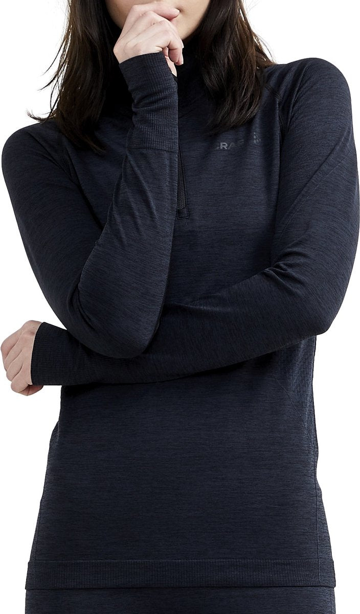 Craft Core Dry Active Comfort Hz W Damen-Thermoshirt – Schwarz