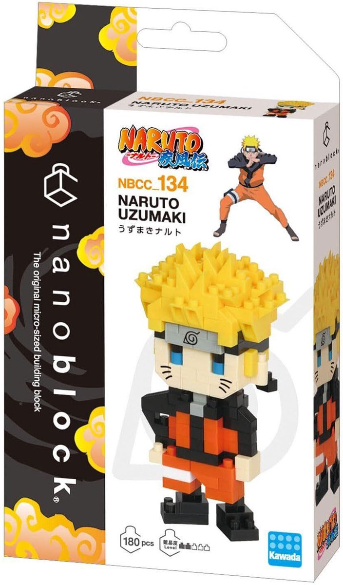 Nanoblock building set naruto - 180 pcs.