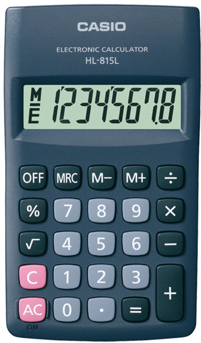 Casio HL-815L Taschenrechner Taschenrechner Schwarz