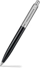 Sheaffer-Kugelschreiber – Sentinel 332 – glänzendes Schwarz und poliertes Chrom mit chrompolierter Oberfläche – SF-E233251