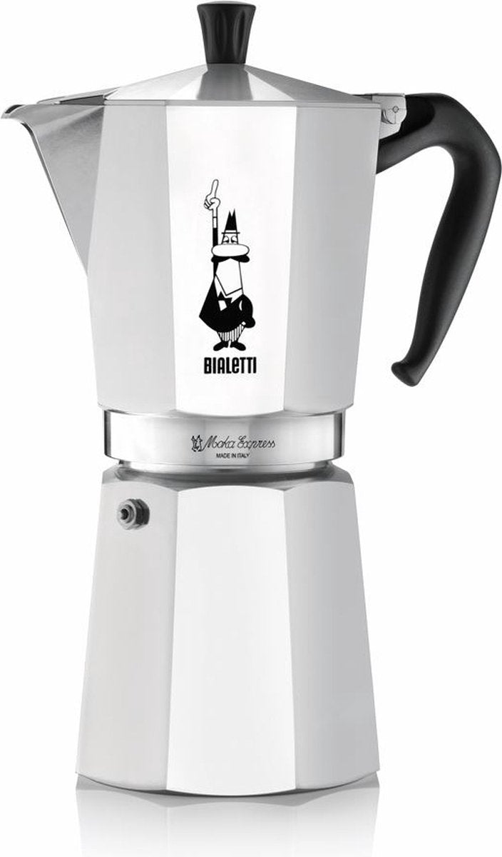 Bialetti Moka Express 18 Tassen – Espressokanne – Aluminium – 810 ml