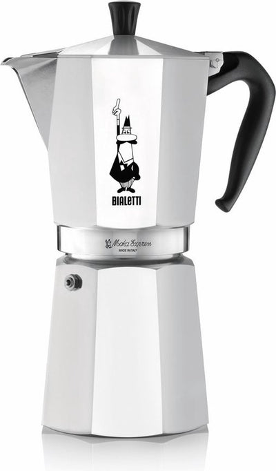 Bialetti Moka Express 18 Tassen – Espressokanne – Aluminium – 810 ml