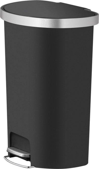 Eko Hana Pedal Eimer 55L Schwarz gebaut -in Rädern gebaut