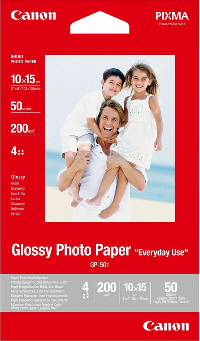 Canon gp-501 10x15cm 50 Blatt glänzendes Fotopapier