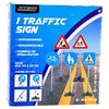 Alarm -Outdoor -Verkehrszeichen (1 Stück) Assorti