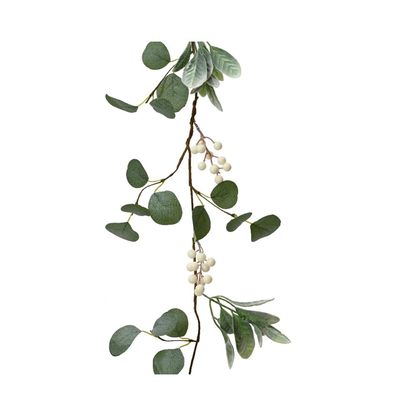 Decoris-Girlande mit weißen Beeren 150x7x3cm