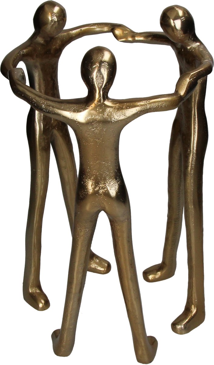 HD Collection Ornamentfigur Aluminium 21x21x36cm