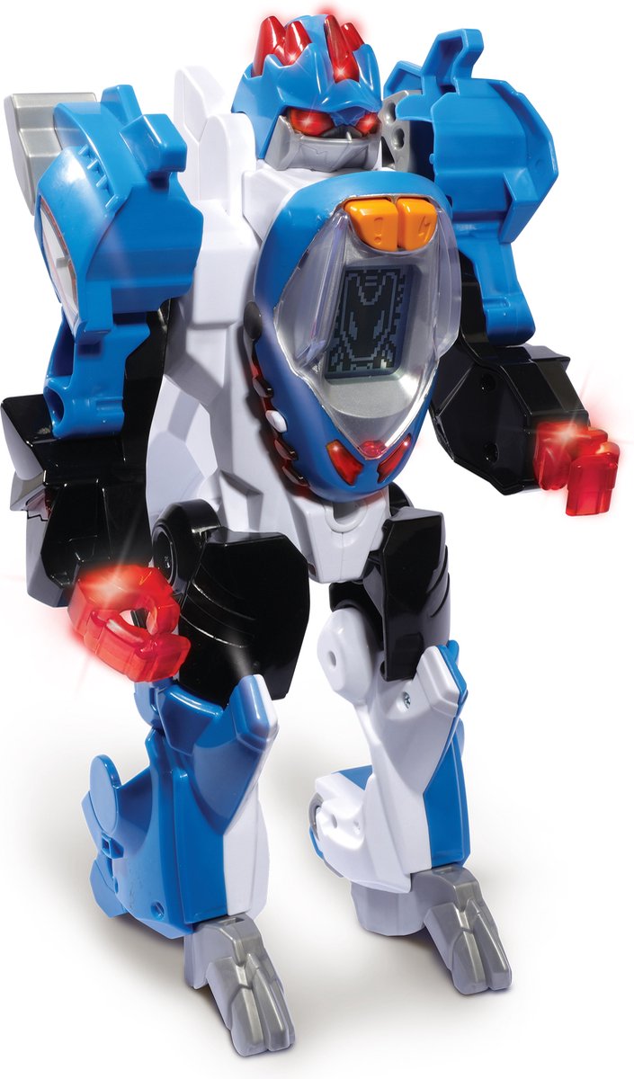 Vtech Switch Go Dinos – Roan Raptor Roboter – Kinderspielzeug-Dinosaurier – interaktive Roboter-Spielfigur – ab 4 Jahren