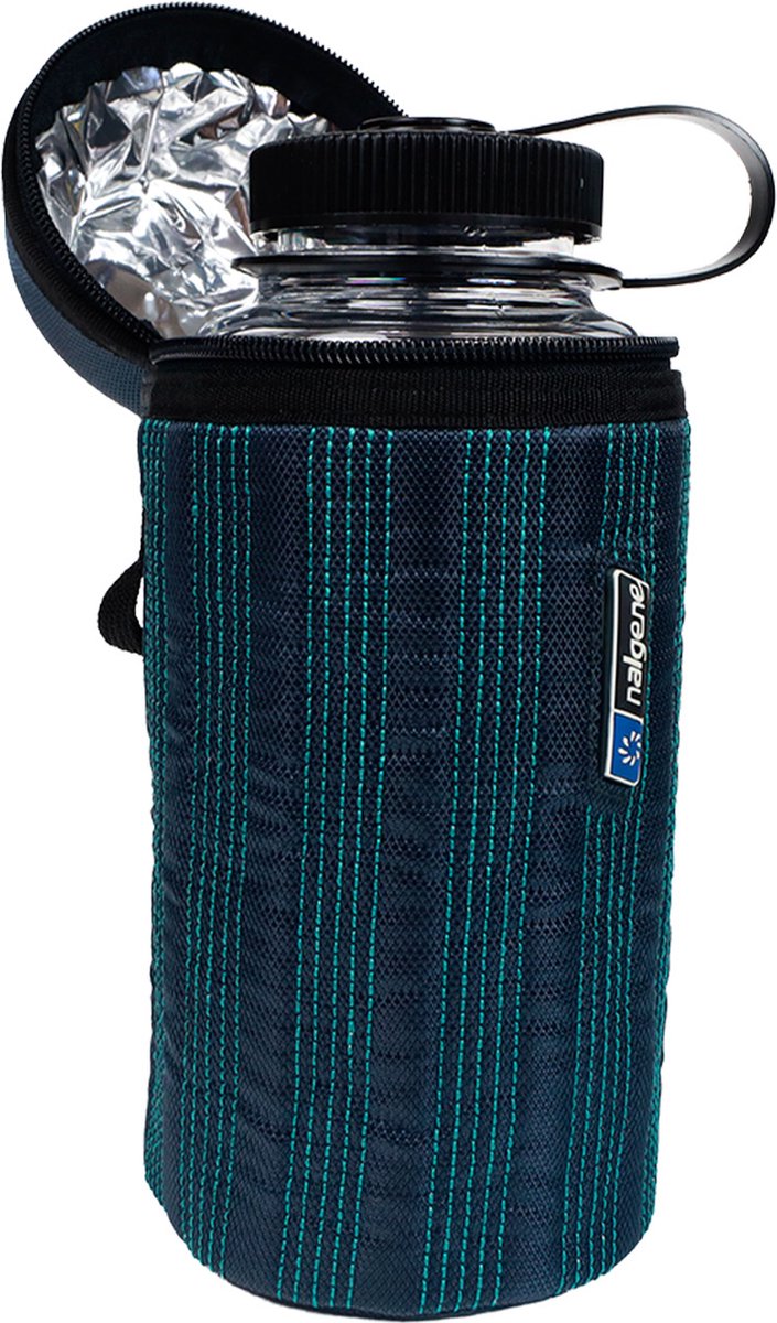 Nalgene – Flasche Kleidung Weithals 1 l Ärmel isoliert blau