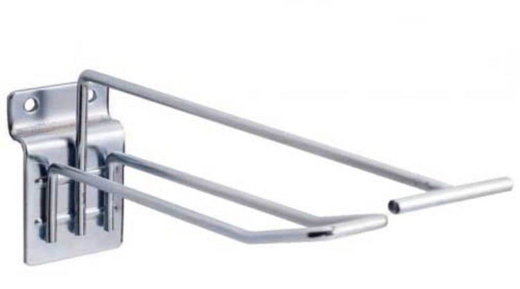 Markenloser Rackhaken mit doppelter Lamelle, 20 cm, Größe A 50
