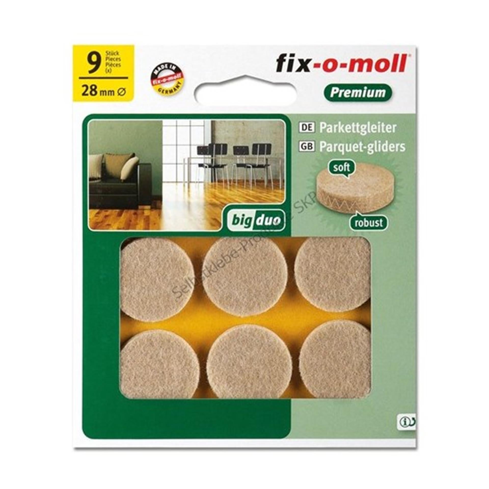 Fix-o-moll Filzgleiter ø 28mm beige