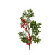 Decoris Kunstzweig mit roten Beeren 4x13x60cm