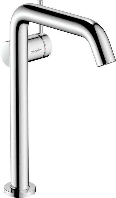Hansgrohe tecturis s – Waschtischarmatur – Einhebelbedienung – Kaltstart energiesparend – mit Ablassschraube – Größe 240 mm – Chrom