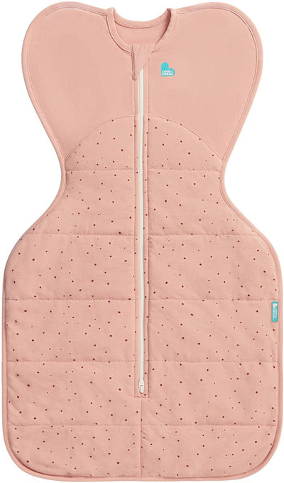 Love to dream™ Babyschlafsack swaddle up™ – Pucken – Baby 0–3 Monate – 3,5–6 kg – Winter – 2,5 Tog – Rosenkiesel