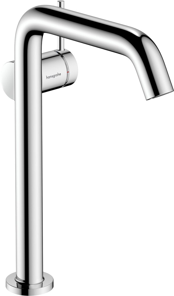 Hansgrohe tecturis s – Waschtischarmatur – Einhebelbedienung – Kaltstart energiesparend – ohne Ablaufgarnitur – Größe 240 mm – Chrom