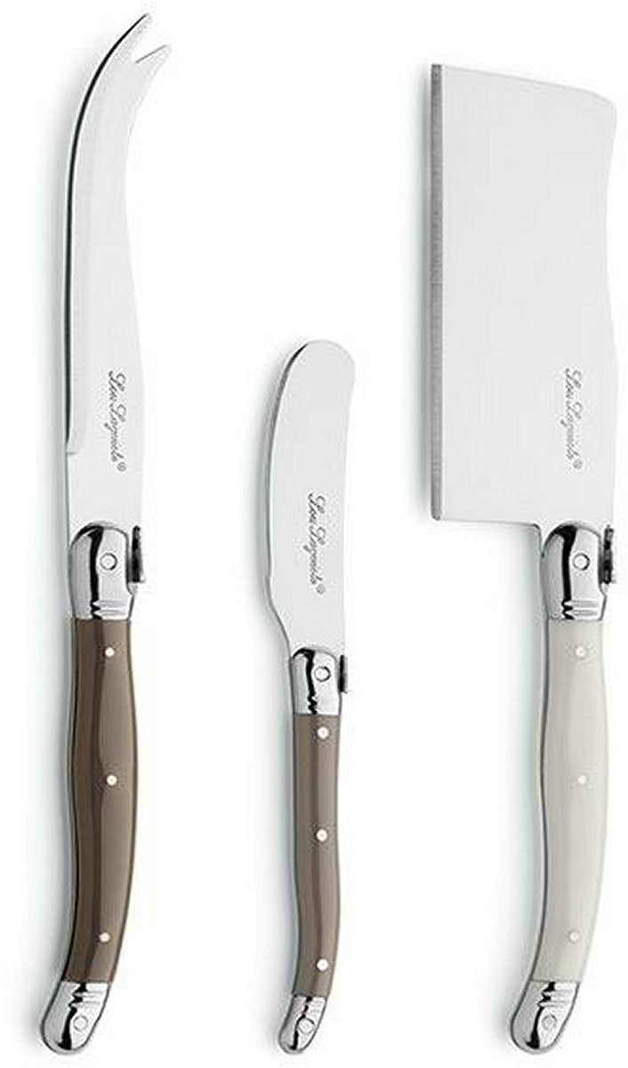Lou Laguiole Lou Laguiole Holzkäsemesser 3-teilig Set