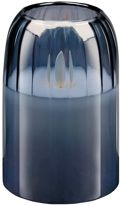 Arti casa LED-Kerze im Glas – bewegliche Flamme – Timer 6 Stunden – 7,5 x 12,5 cm