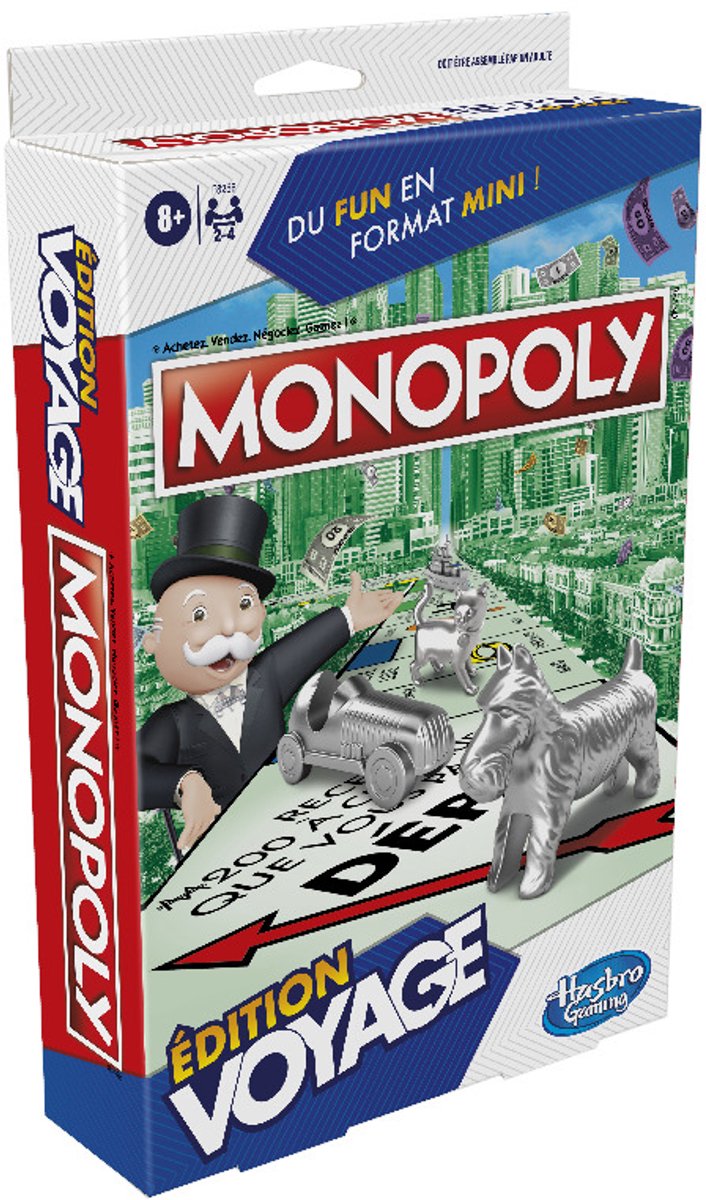 Hasbro Gaming Monopoly Grab Go Brettspiel Wirtschaftssimulation