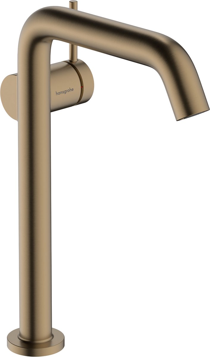 Hansgrohe tecturis s – Waschtischarmatur – Einhebelbedienung – Kaltstart energiesparend – ohne Ablaufgarnitur – Größe 240 mm – gebürstete Bronze
