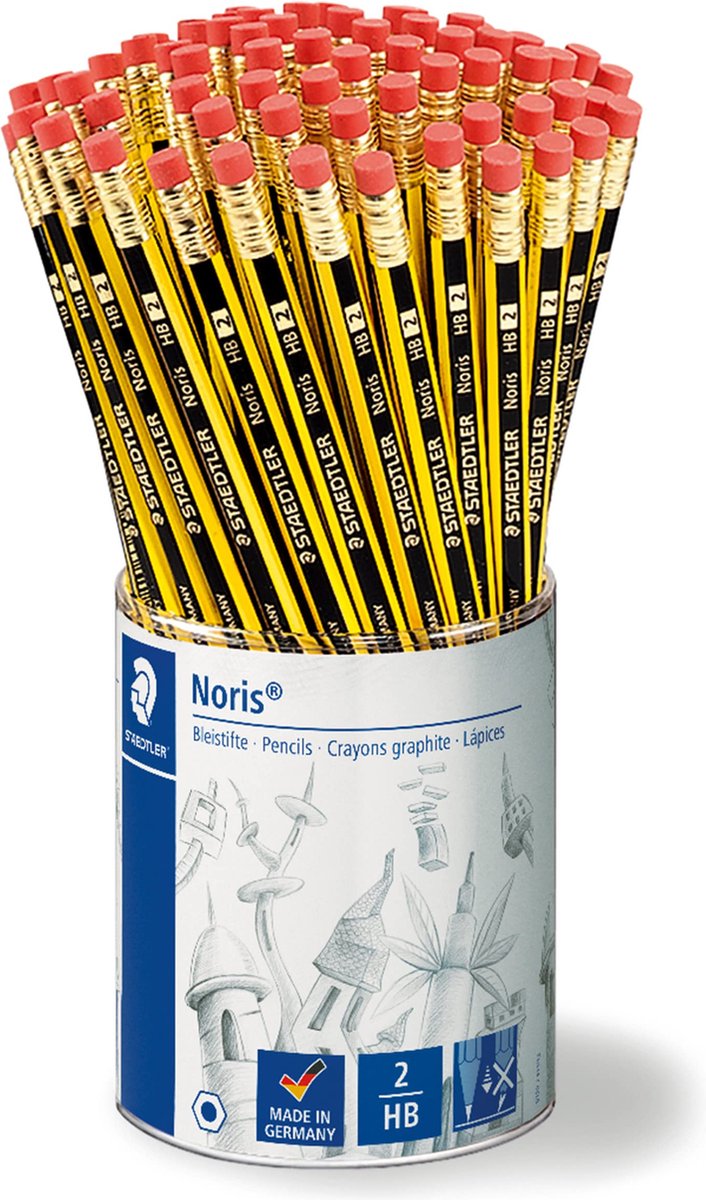 Staedtler Köcher Bleistift Noris Ti 72 Stück
