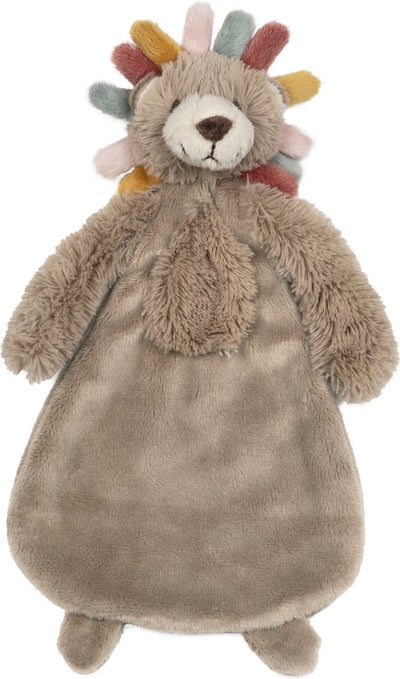Fröhliches Pferd Löwe Leon Kuscheltuch – braun mehrfarbig – Babygeschenk