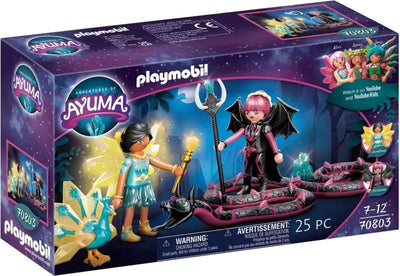 Playmobil Ayuma Kristallfee und Fledermausfee mit Totemtieren