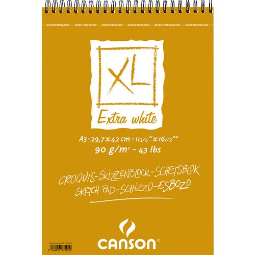Spiralblock Canson 78501 A3 blanko weiß