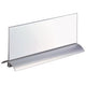 Tisch-Namensschild Deluxe, langlebig, 8203 Acryl-Aluminium, 105 x 297 mm