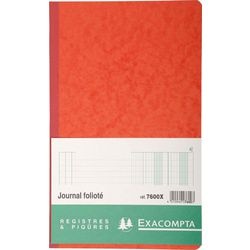 Französischsprachiges Notizbuch Exacompta 80 Blatt schwarz