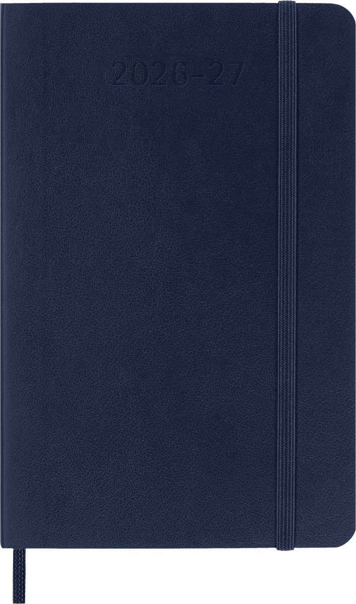 Moleskine 18-Monats-Tagebuch – 2026 27 – wöchentlich – Tasche – Softcover – Saphirblau