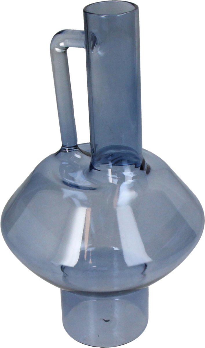 HD Collection Vase Glas blau 12,7x12,7x21,5cm