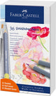 Faber-Castell Buntstifte Aquarell – Goldfaber – Dose 36 Stück – Pastell + Standardfarben – FC-114639