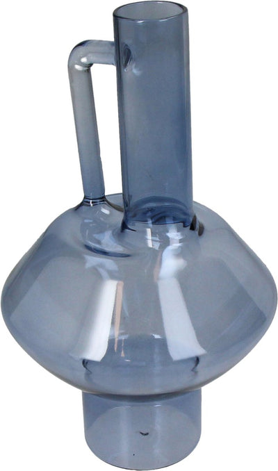 HD Collection Vase Glas blau 12,7x12,7x21,5cm