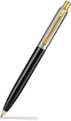 Sheaffer-Kugelschreiber – Sentinel 335 – glänzendes Schwarz und poliertes Chrom mit goldfarbener PVD-Beschichtung – SF-E233551