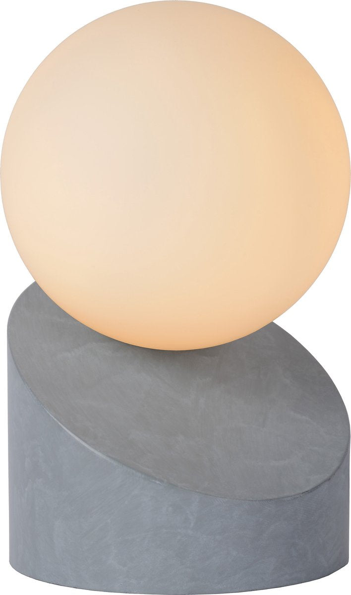 Lucide len - Tischlampe - ø 10 cm - 1xg9 - grau - Japandi
