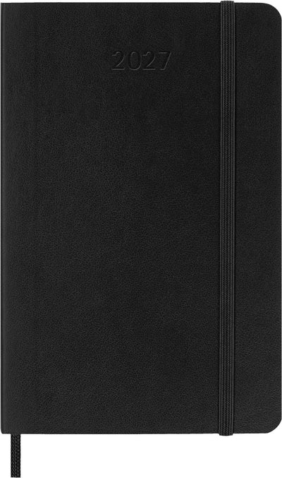 Moleskine 12-Monats-Tagebuch – 2027 – monatlich – Tasche – Softcover – Schwarz