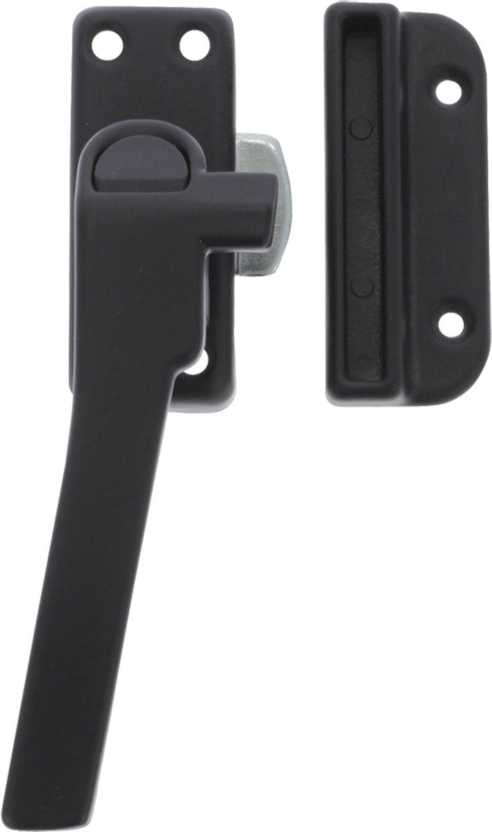 Starx 87.604.48 Fensterschloss mit Nocken und Knopf – links – schwarz