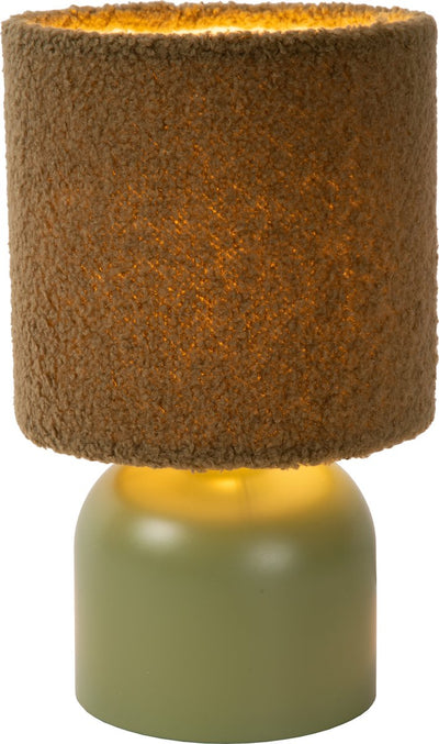 Lucide Woolly - Tischlampe - ø 16 cm - 1xe14 - grün - Japandi