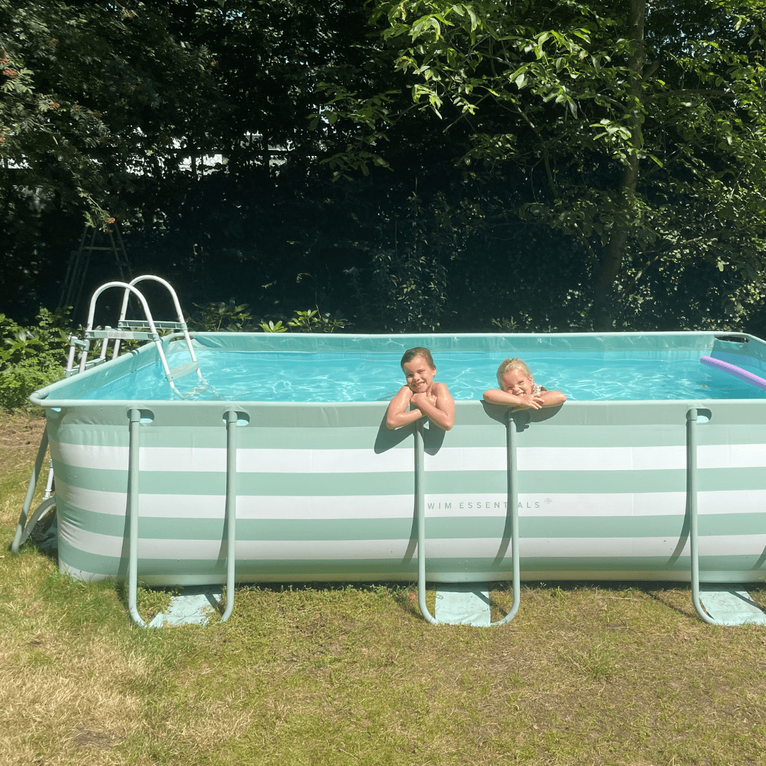 Essenz | Grüne Weiß Design Schwimmbad 400x200x100 cm