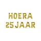 Paperdreams Folienballongirlande – Hurra 25 Jahre