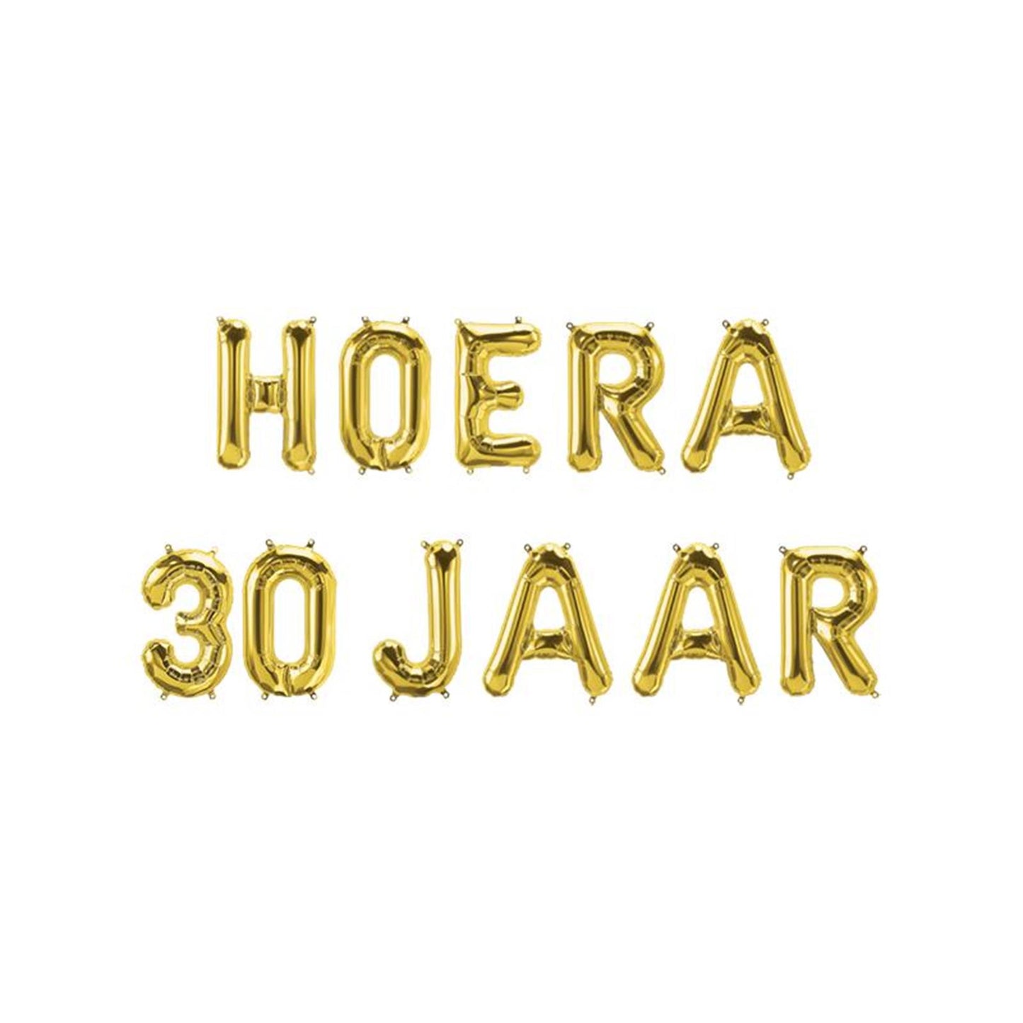 Paperdreams Folienballongirlande – Hurra 30 Jahre
