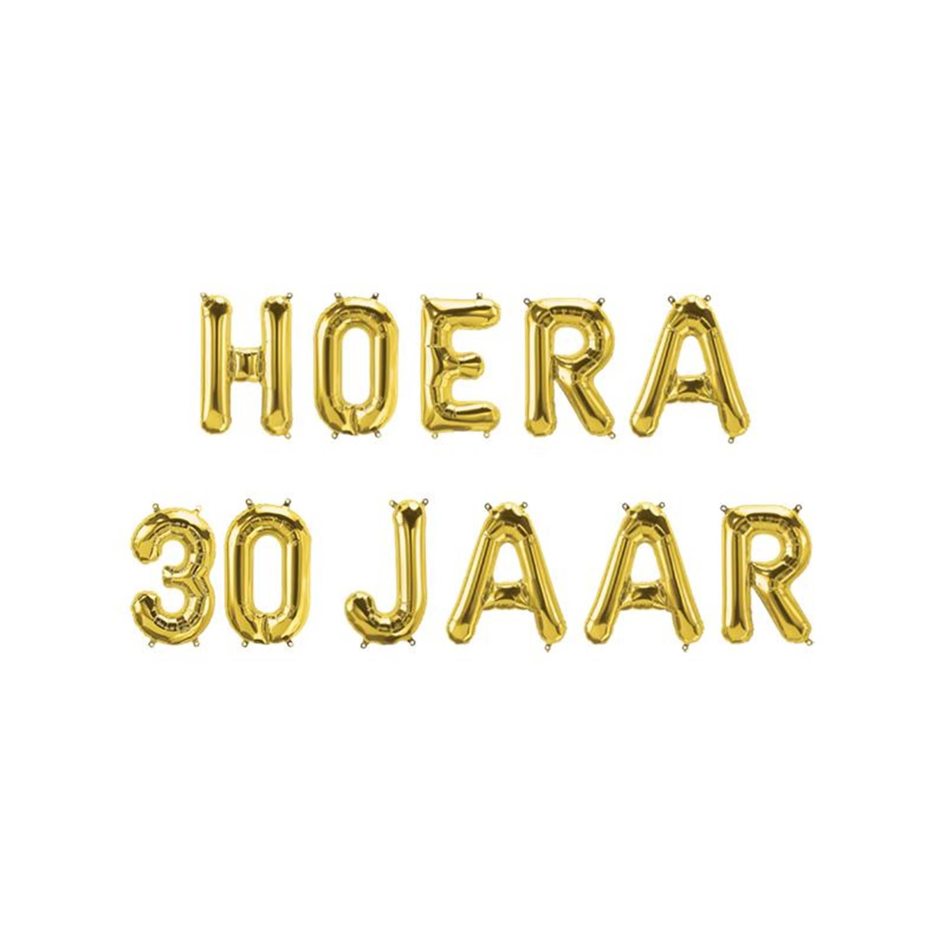 Paperdreams Folienballongirlande – Hurra 30 Jahre