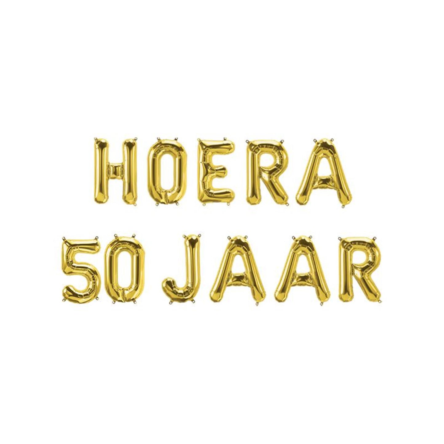Paperdreams Folienballongirlande – Hurra 50 Jahre