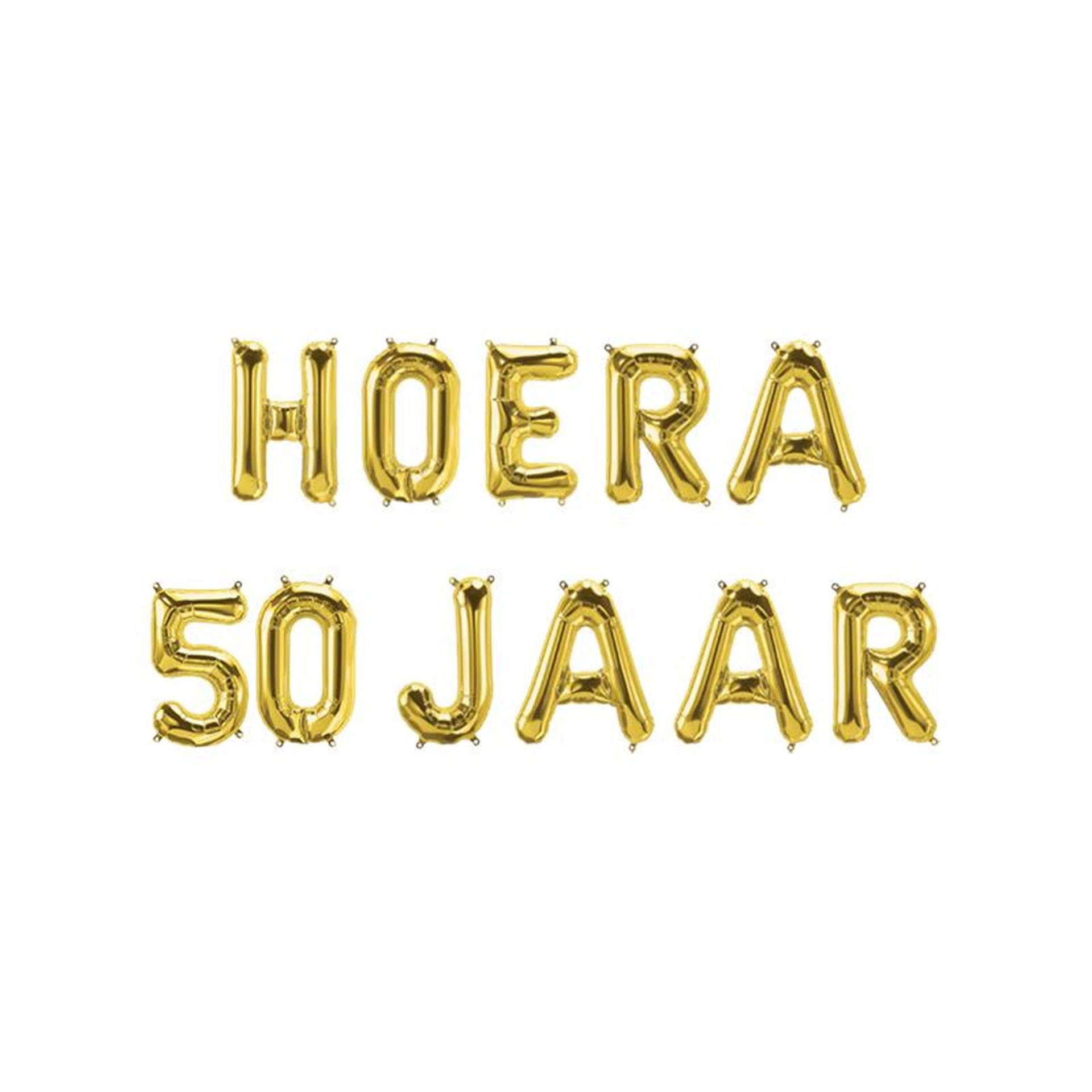 Paperdreams Folienballongirlande – Hurra 50 Jahre