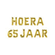 Paperdreams Folienballongirlande – Hurra 65 Jahre