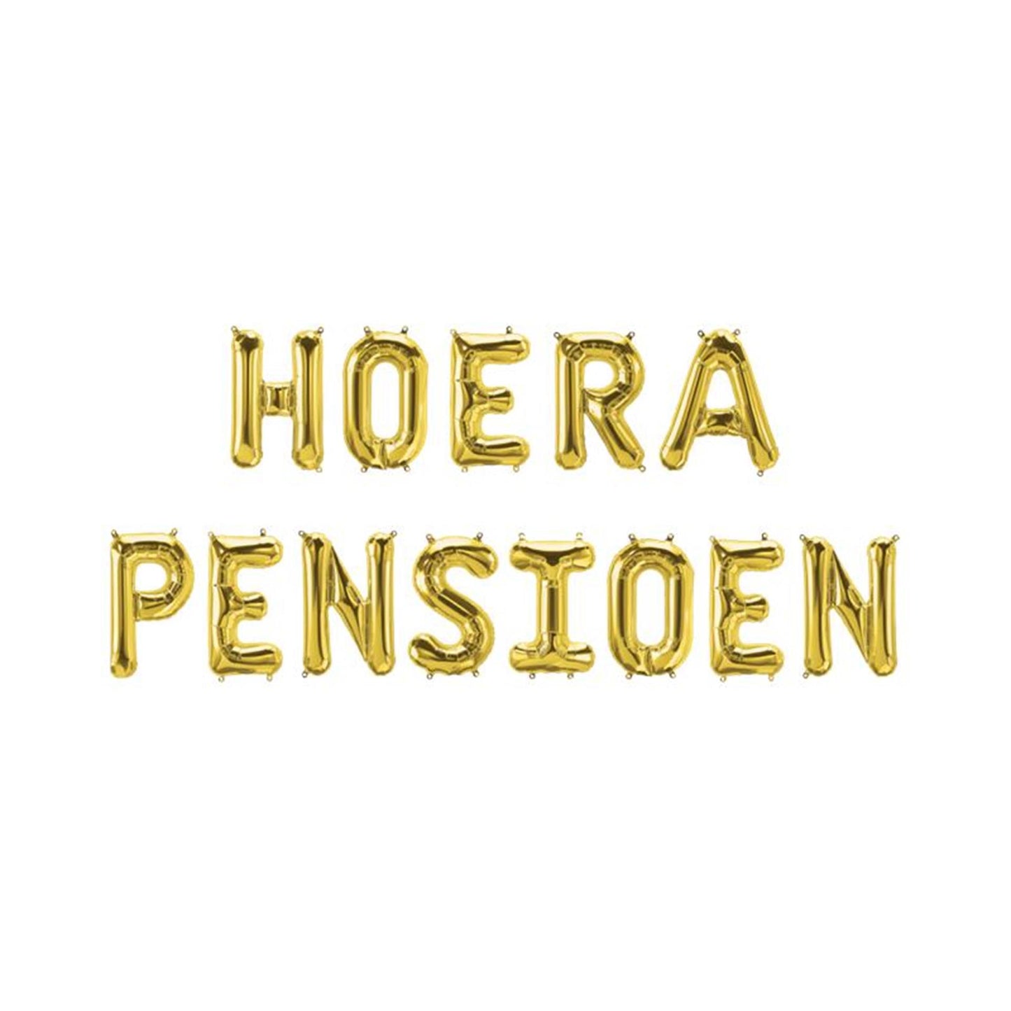 Paperdreams Folienballongirlande – Hurra Ruhestand
