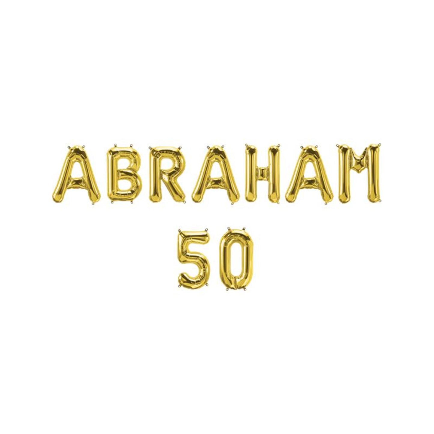 Paperdreams Folienballongirlande – Abraham 50