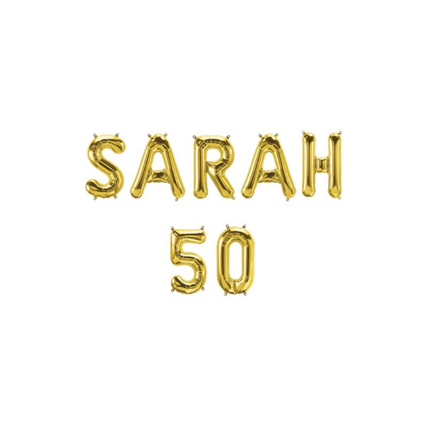 Paperdreams Folienballongirlande – Sarah 50